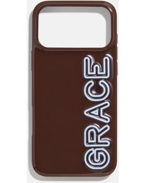 BaubleBar Fine Line Custom Iphone Case - Red