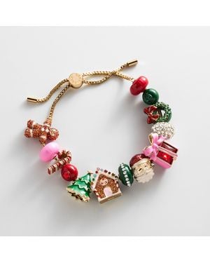 BaubleBar Christmas Story Charm Bracelet - Red