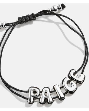 BaubleBar Wrapped Up Bubble Waterproof Custom Cord Bracelet - Black