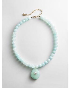 BaubleBar Jamie Semi-precious Beaded Necklace - Blue
