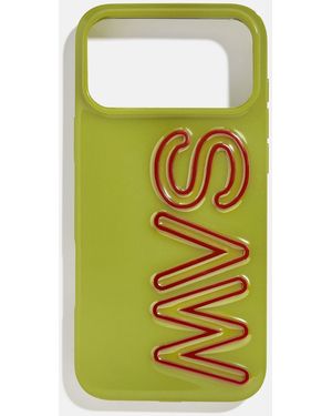 BaubleBar Fine Line Custom Iphone Case - Green
