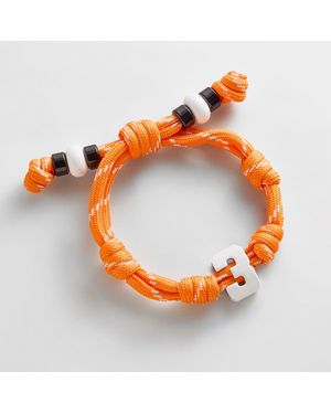 BaubleBar Team Knotty Varsity Custom Bracelet - Orange