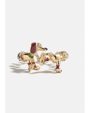 BaubleBar Disney Pixar Slinky Dog Cuff Ring - White