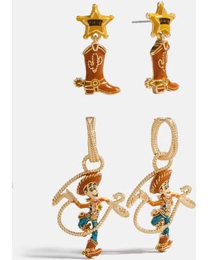 BaubleBar Disney Pixar Woody Earring Set - White