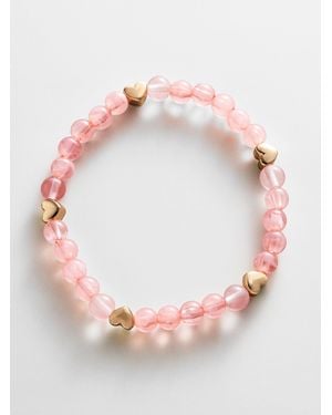 BaubleBar Peace Of Mind Semi-precious Bracelet - Pink