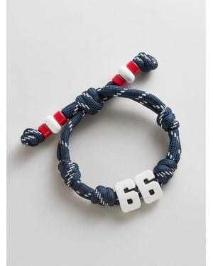 BaubleBar Team Knotty Varsity Custom Bracelet - Blue