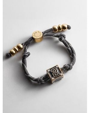 BaubleBar Block Party Varsity Number Custom Bracelet - Gray