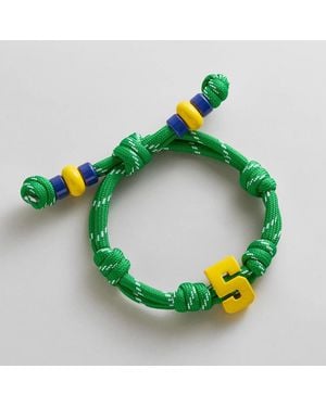 BaubleBar Team Knotty Varsity Custom Bracelet - Green