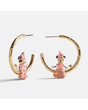 BaubleBar Disney Minnie Mouse Halloween Princess Hoop Earrings - Multicolor