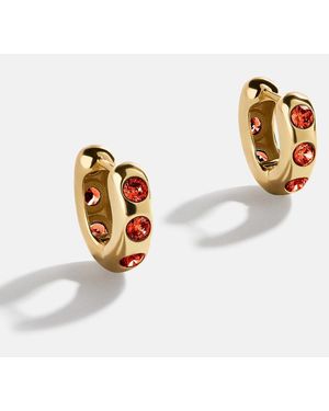 BaubleBar Sydney 18k Gold Birthstone Earrings - White