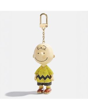 BaubleBar Peanuts Charlie Brown 3d Bag Charm - Metallic