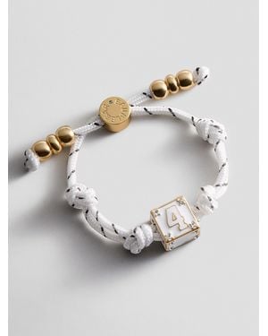 BaubleBar Block Party Varsity Number Custom Bracelet - Gray