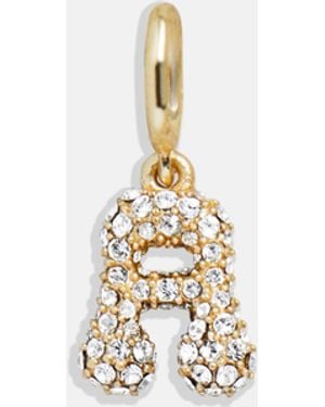 BaubleBar Pavé Bubble Initial Cluster Charm - Natural