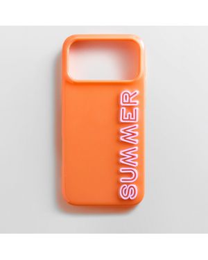 BaubleBar Fine Line Custom Iphone Case - Orange