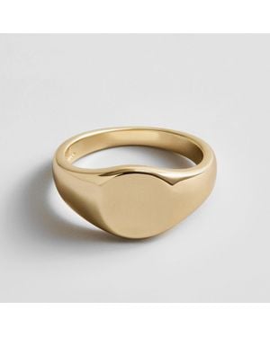 BaubleBar Penelope Signet Ring - Metallic