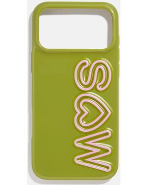 BaubleBar Fine Line Custom Iphone Case - Green