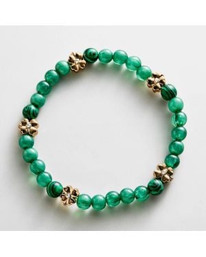 BaubleBar Peace Of Mind Semi-precious Bracelet - Green