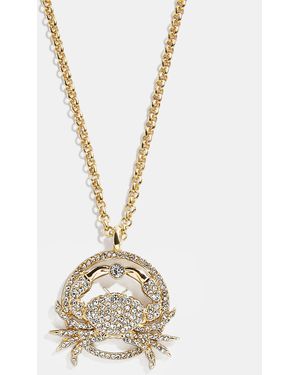 BaubleBar Andrea Zodiac Necklace - Metallic