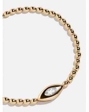 BaubleBar Silma 18k Gold Evil Eye Bracelet - Natural