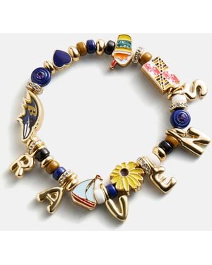 BaubleBar Nfl Beaded Charm Bracelet - Metallic