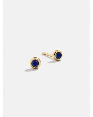 BaubleBar 18k Gold Birthstone Stud Earrings - Multicolor