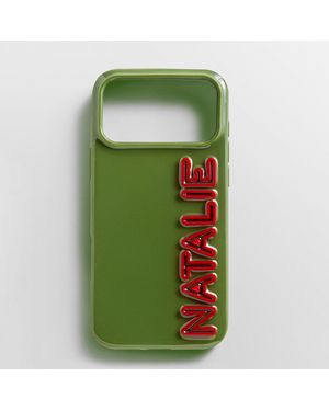 BaubleBar Fine Line Custom Iphone Case - Green