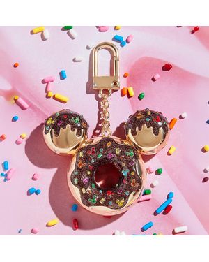 BaubleBar Disney Mickey Mouse Chocolate Donut Bag Charm - Pink