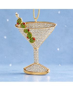 BaubleBar Pitted And Poured Martini Ornament - Blue