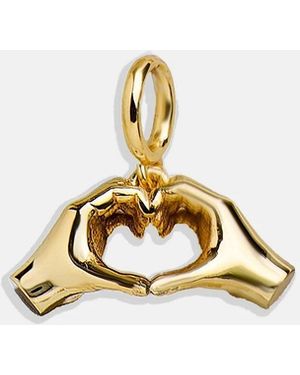 BaubleBar Heart Cluster Charm - Metallic