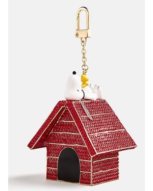 BaubleBar Peanuts Snoopy Doghouse Bag Charm - Red
