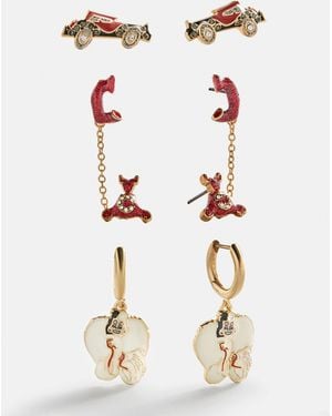 BaubleBar Disney Cruella De Vil Earring Set - White