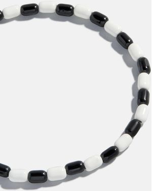 BaubleBar Brighten Up Enamel Beaded Bracelet - Black