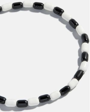 BaubleBar Brighten Up Enamel Beaded Bracelet - Black