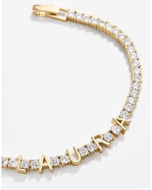 BaubleBar Custom Tennis Bracelet - Metallic