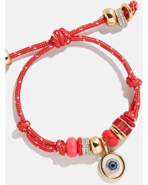 BaubleBar Eye Candy Evil Eye Paracord Bracelet - Red
