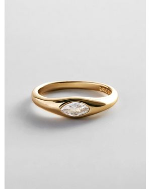 BaubleBar Niecy Gold Pinky Ring - Metallic