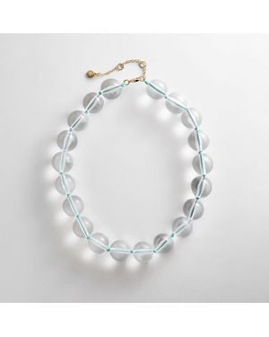 BaubleBar Jane Beaded Necklace - Gray