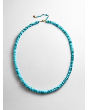 BaubleBar June Semi-precious Beaded Necklace - Blue