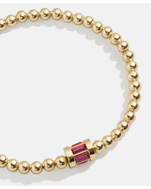 BaubleBar Tatum Birthstone Bracelet - Metallic