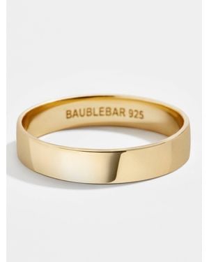 BaubleBar Lula 18k Gold Ring - Metallic