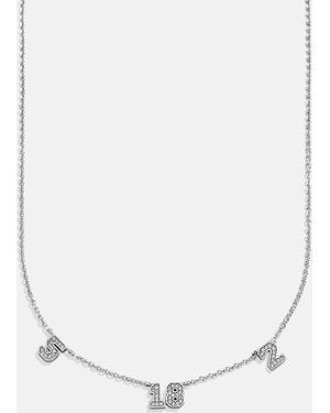 BaubleBar Varsity Number Custom Necklace - Natural