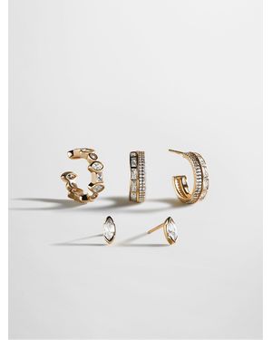 BaubleBar Maeve 14k Gold Earring Set - Multicolor