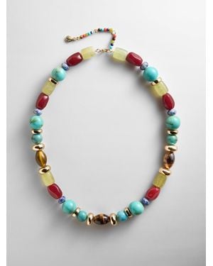 BaubleBar Justine Semi-precious Beaded Necklace - Multicolor