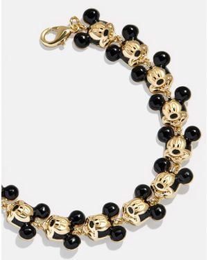 BaubleBar Disney Mickey Mouse Repeating Character Head Bracelet - Black