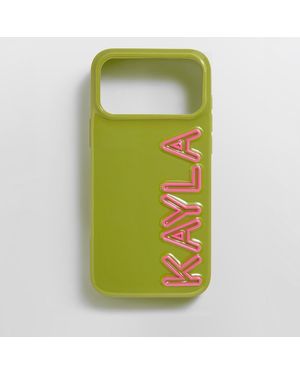 BaubleBar Fine Line Custom Iphone Case - Green