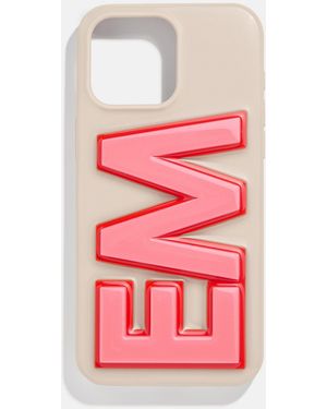 BaubleBar Block Font Custom Iphone Case - Pink