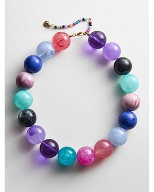 BaubleBar Jane Beaded Necklace - Pink