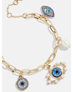 BaubleBar Evil Eye Charm Bracelet - Metallic