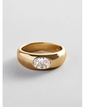 BaubleBar Lacey Gold Pinky Ring - Multicolor