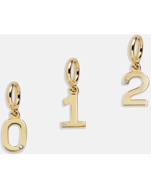 BaubleBar Gold Number Cluster Charm - Natural